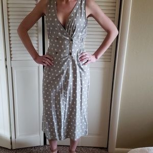 New Minkpink Olive Wrap Midi Dress with Tag